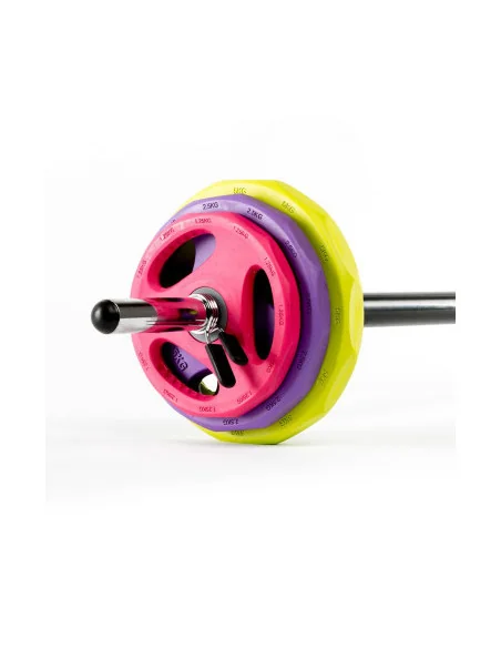 Barre d'haltère creuse standard de la marque ATX- Longueur 140 cm 