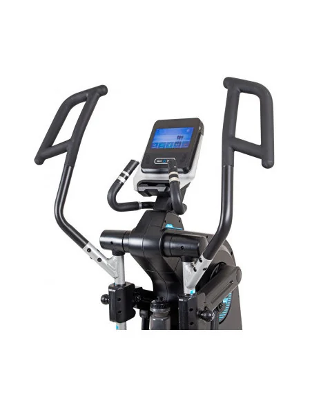 Vélo elliptique haut de gamme avec écran de contrôle tactile et longueur de foulée réglable - 16 modes de résistance 