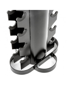 Colonne de rangement professionnelle ATX pour haltères hexagonaux/chromés - 10 paires 