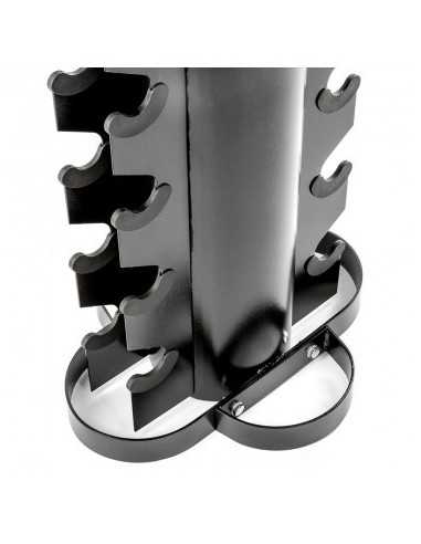 Colonne de rangement professionnelle ATX pour haltères hexagonaux/chromés - 10 paires 