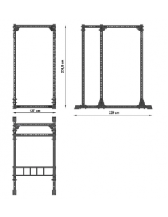Power cage ATX avec extension série 800 capacité de charge 2000 kg 
