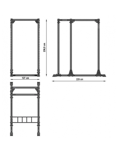 Power cage ATX avec extension série 800 capacité de charge 2000 kg 