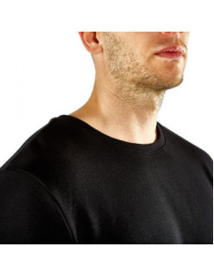 Pull d'entraînement ATX de couleur noir avec coupe régulière et col rond - Style sportswear 