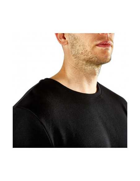 Pull d'entraînement ATX de couleur noir avec coupe régulière et col rond - Style sportswear 