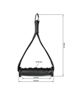 Poignée de tirage ATX légère et résistante pour machine à poulie 