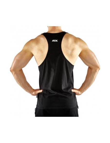 Débardeurs d'entraînement sportif ATX de couleur noir - Stringer de musculation 