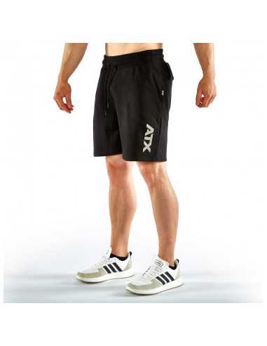 Short de sport noir ATX avec poche à zip et porte-serviette - S à XL 