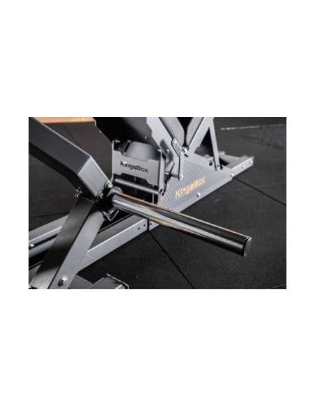 Presse de musculation à charge libre Kingsbox pour l'entraînement des jambes : Capacité 400 kg 