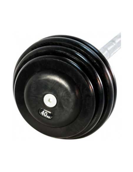 Barre droite de musculation ATX compacte de qualité professionnelle - 10 à 60 kg 