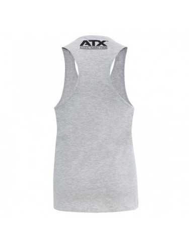 Débardeur ATX Gris avec logo noir taille S à XL 