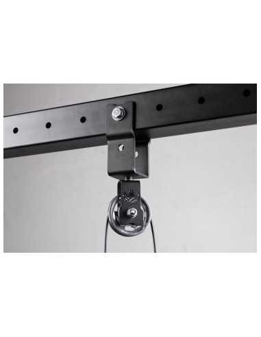 Accessoire poulie de musculation à fixer sur rack à squat Kingsbox pour entraînement polyvalent - Série Royal 