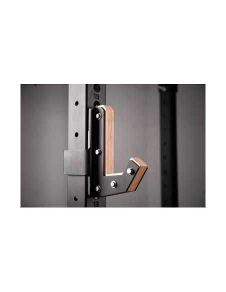 Paire de crochets J-cups en bois pour plate-forme Mighty Kingsbox - Haute capacité 