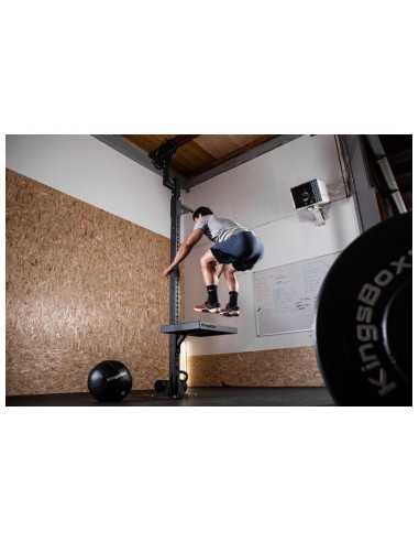 Colonne polyvalente Mighty en acier pour fixation au sol - Entraînement de cross-training 