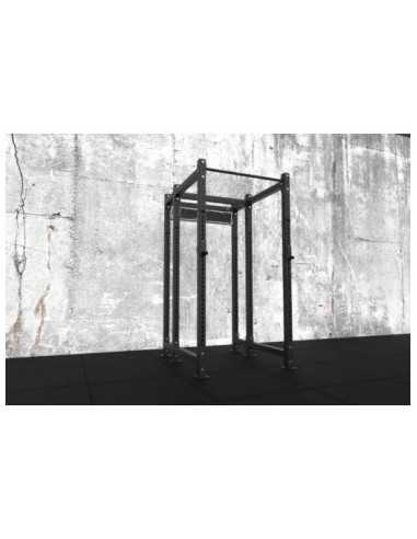 Cage rack Mighty professionnelle avec crochets en J et poste de tractions - kingsbox 