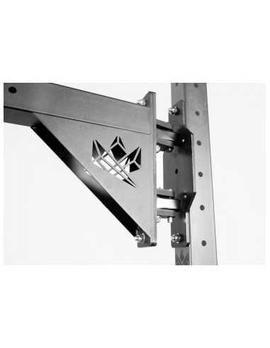 Support mural en acier pliable pour sac de boxe ou anneaux de gymnastique - Kingsbox Mighty 