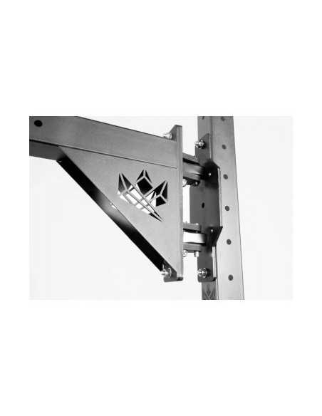 Support mural en acier pliable pour sac de boxe ou anneaux de gymnastique - Kingsbox Mighty 