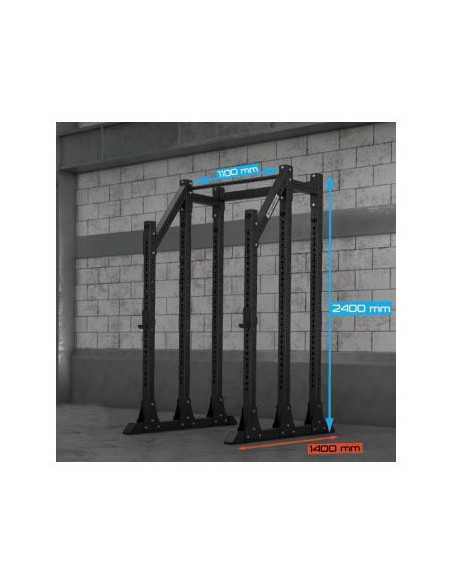 Demi power rack Mighty multi-postes pour séances de crosstraining - Kingsbox 
