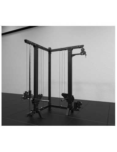 Machine Cross-Over avec système de poulie double en angle - Kingsbox 