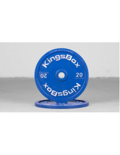Paire - Disques de poids de musculation et powerlifting calibrés de 5 kg à 25 kg - Kingsbox 