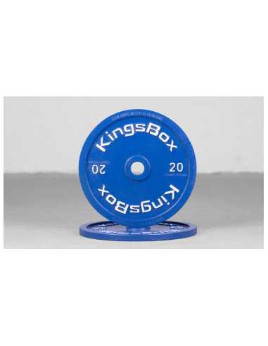 Paire - Disques de poids de musculation et powerlifting calibrés de 5 kg à 25 kg - Kingsbox 