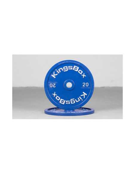 Paire - Disques de poids de musculation et powerlifting calibrés de 5 kg à 25 kg - Kingsbox 