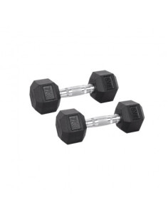 Pack de paires d'haltères de musculation hexagonaux  de 3 kg à 40 kg avec revêtement en caoutchouc-Home-musculation-Pas cher 2