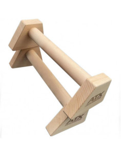 Mini Parallettes ATX 25 x 10 cm pour la musculation du haut du corps et l'entraînement Calisthenics 