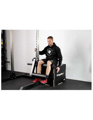 Leg Curl Extension pour racks et rigs de musculation Kingsbox série Royal 
