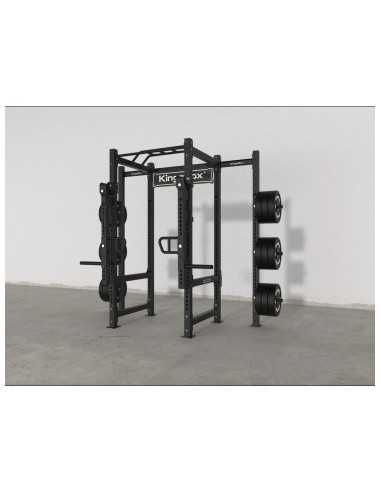 Rack à squat complet et robuste pour séances de musculation en home gym - Série Mighty Kingsbox 