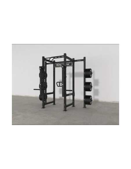Rack à squat complet et robuste pour séances de musculation en home gym - Série Mighty Kingsbox 