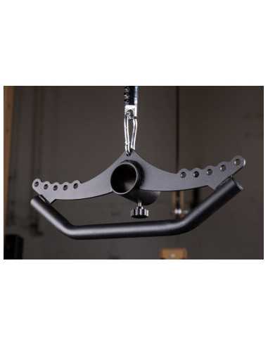 Support de tirage Kingsbox pour poignées ergonomiques à disposer sur poulie haute et basse 