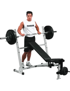 Powerline Banc Combi avec Rack-Home-musculation-Pas cher