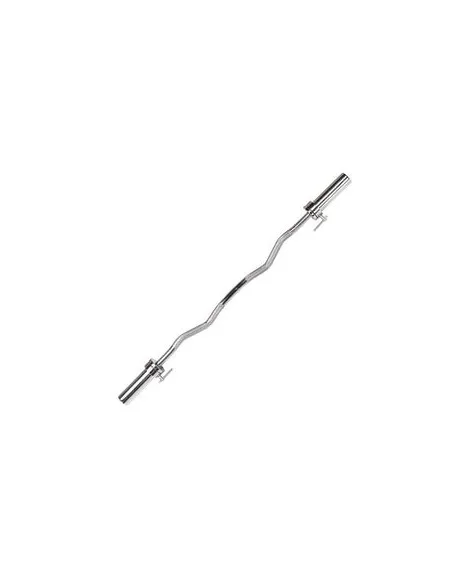 Home-Musculation Barre Olympique EZ Curl de 120 cm-Home-musculation-Pas cher