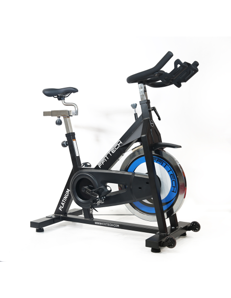Bicicleta de spinning platino
