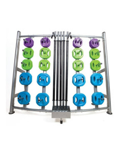 20 Pump set avec rack-Home-musculation-Pas cher