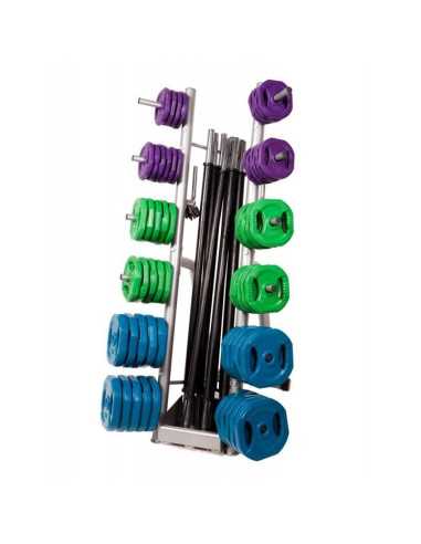 10 Pump set  + rack-Home-musculation-Pas cher