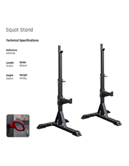 FFITTECH Squat Stands-Home-musculation-Pas cher