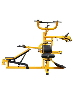 POWERTEC Station de Musculation MULTISYSTEM® Jaune-Home-musculation-Pas cher