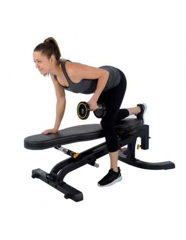 BANC MULTIFONCTION Déclinable -Inclinable POWERTEC-Home-musculation-Pas cher