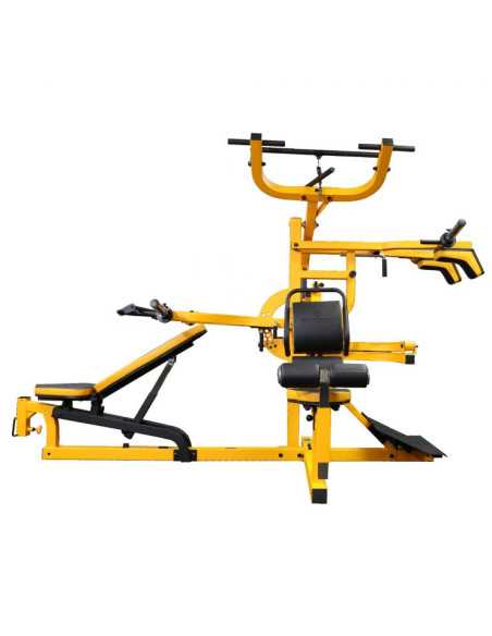POWERTEC Station de Musculation MULTISYSTEM® Jaune-Home-musculation-Pas cher