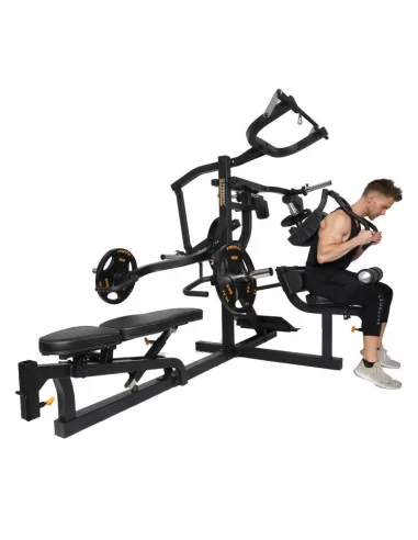 Powertec Workbench Multisystem 4 EN 1 NOIR-Home-musculation-Pas cher