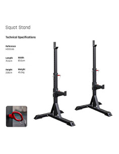 FFITTECH Adjustable Squat Rack Stands (PAIR)