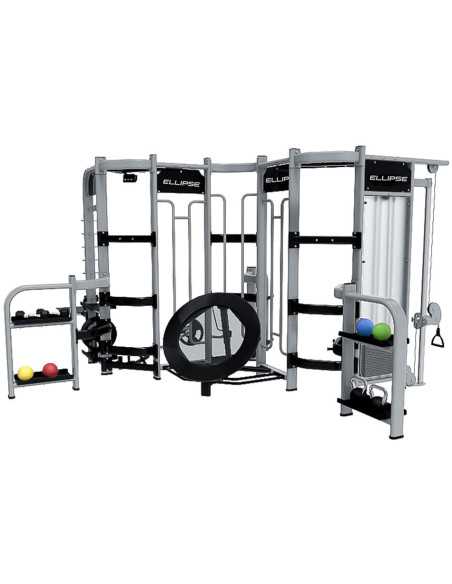 Cage Station multifonctions SFE500 Ellipse Fitness-Home-musculation-Pas cher