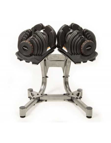 Haltères Ajustables de 4.5 à 41kg avec Stand support  Amaya Sport 