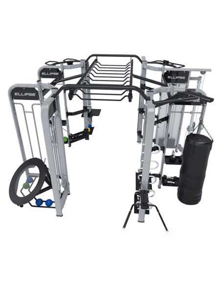 Cage Station multifonctions SFE 1000 Ellipse Fitness-Home-musculation-Pas cher