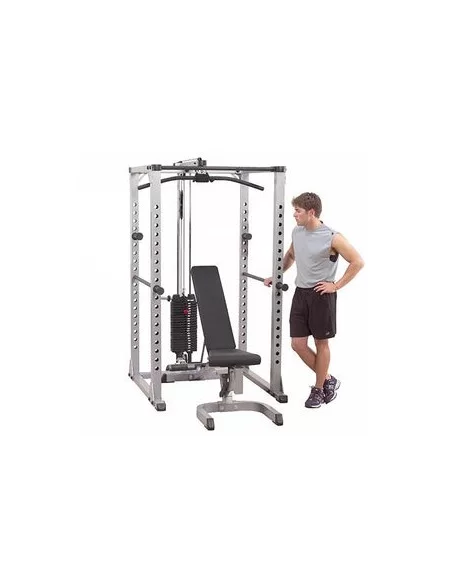 Body-Solid Power Rack Full options avec banc-Home-musculation-Pas cher