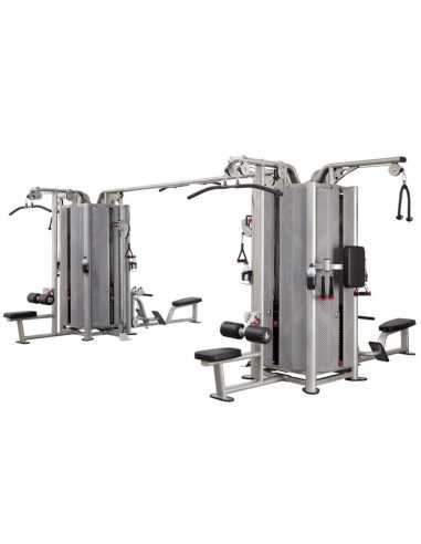 Machine Jungle professionnelle 8 Postes - l 621 x l 358 x h 222 cm-Home-musculation-Pas cher