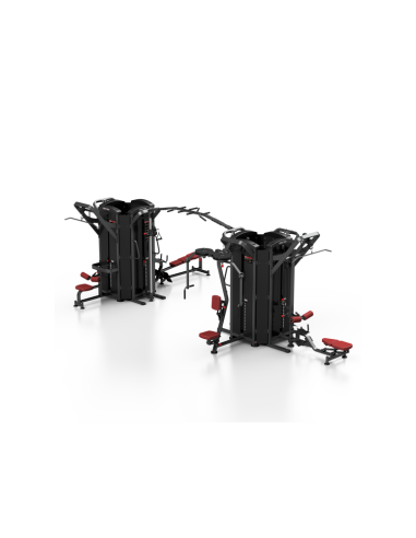Station professionnelle multi-postes jungle machine 9 en 1-Home-musculation-Pas cher