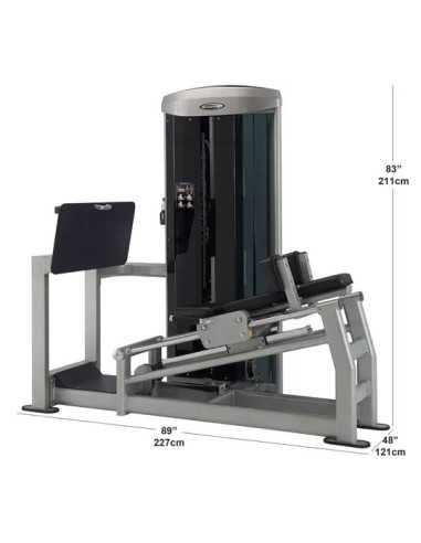 Dual Leg press/Hack Squat à charge guidée pour salle de sport professionnelle-Home-musculation-Pas cher