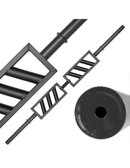 Barre olympique Multi-grip capacité de charge 200 kg-Home-musculation-Pas cher